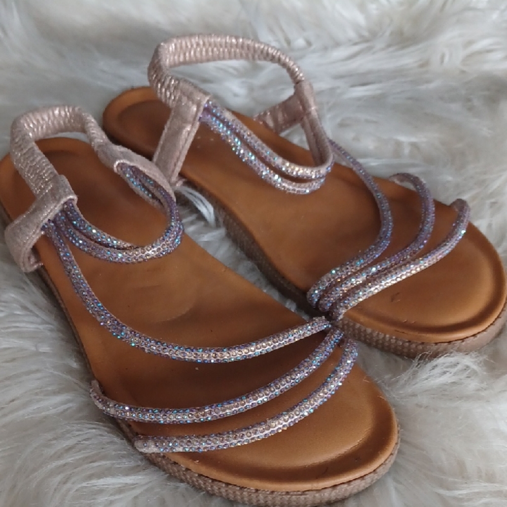Sparkly Rhinestons Sandals